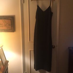 Maxi black polka dot